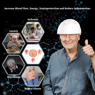 κράνος Photobiomodulation νευρικών συστημάτων 810nm Pbm για τη θεραπεία εγκεφάλου